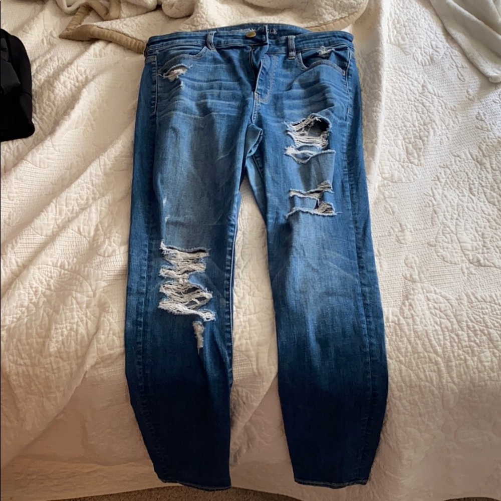 AEO Ripped jeggings